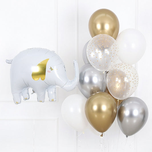 Helium Bouquet White Elephant [weight estimate]