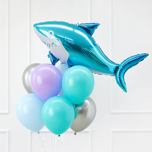 Helium Bouquet Happy Shark