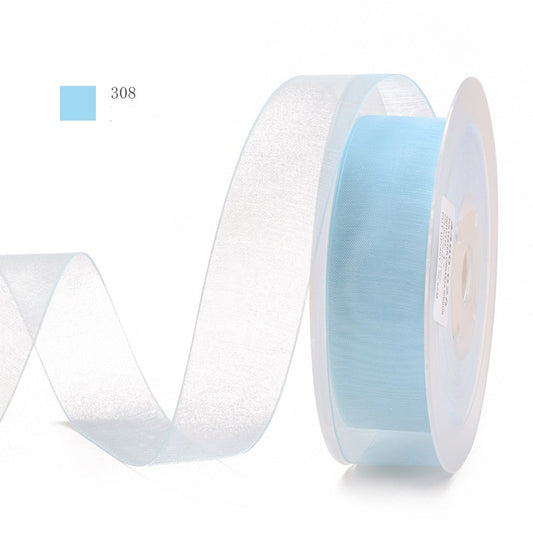 Light blue - Snow yarn Ribbon 25mm (1m)