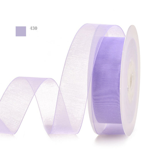 Violet- Snow yarn Ribbon 25mm (1m)