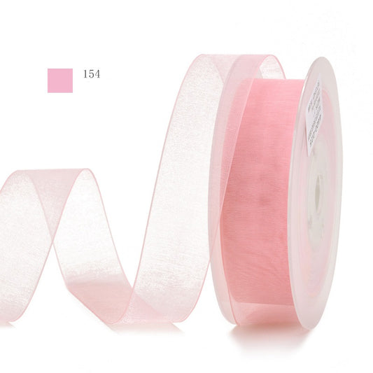 Light pink - Snow yarn Ribbon 25mm (1m)