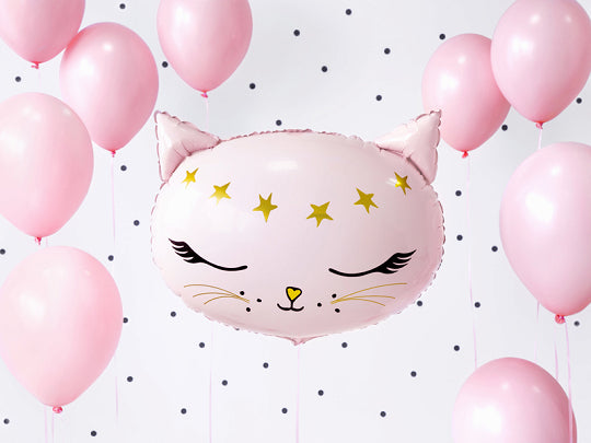 MYLAR36 - 18" Shape Kitty Cat Pink